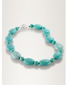 Lauren by Ralph Lauren Turquoise Beaded Necklace - Lyst
