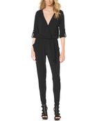 Michael Kors Studded Jersey Jumpsuit - Lyst