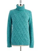 Jones New York Turtleneck Knit Sweater - Lyst