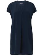 Vince Ladder-Trim Silk Shift Dress - Lyst
