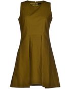 Victoria Beckham Short Dress - Lyst