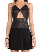 Thakoon Addition Cut Out Pleated Skirt Dress - Lyst
