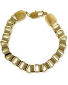 Marc Ecko' Goldtone Box Link Chain Bracelet - Lyst