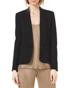 Michael Kors Shawl-Collar Crepe Blazer - Lyst