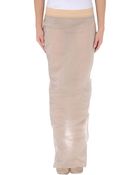 Rick Owens Long Skirt - Lyst