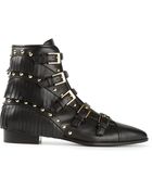 Giuseppe Zanotti Fringed Ankle Boots - Lyst