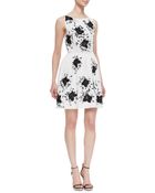 Alice + Olivia Lillyanne Embellished Cut Out Dress - Lyst