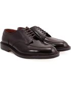 Alden Derby In Cordovan Shell "Norvegese" - Lyst
