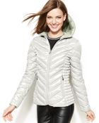 Laundry By Shelli Segal Hooded Quilted Packable Puffer Coat - Lyst