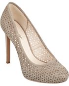 Nine West Nokota Round Toe Pumps - Lyst
