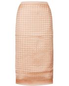 Topshop Kyoto Pleat Pencil Skirt - Lyst