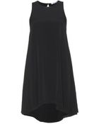 T By Alexander Wang Crepe Dress - Lyst