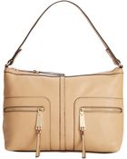 Tommy Hilfiger T Group Leather Hobo - Lyst