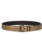 Haider Ackermann Metallic Leather Buckle Belt - Lyst
