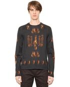 Dolce & Gabbana Printed Long Sleeve Cotton T-Shirt - Lyst