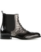 Dolce & Gabbana Studded Boots - Lyst