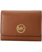 MICHAEL Michael Kors Fulton Medium Trifold - Lyst