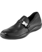 Prada Buckled Loafer - Lyst
