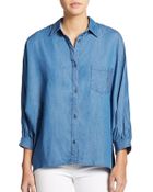 Rails Chambray Dolman Shirt - Lyst