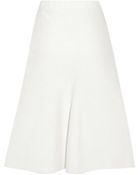 St. John Flared Midi Skirt - Lyst