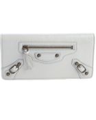 Balenciaga Antracite Leather Arena Classic Wallet - Lyst