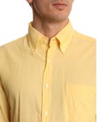 Gant Rugger Selvage Madras Rugger Yellow Shirt - Lyst