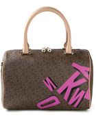 DKNY Coated Logo Shoulder Bag - Lyst