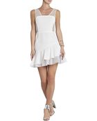 BCBGMAXAZRIA Adrianna Asymmetrical Ruffle-Skirt Dress - Lyst