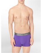 Calvin Klein Zinc Cotton Stretch Trunk - Lyst