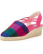 Sesto Meucci Juan Fabric Espadrille Wedge - Lyst