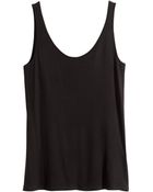 H&M + Jersey Top - Lyst