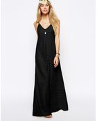 Asos Maxi Dress In Lace - Lyst