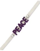 BCBGeneration Purple Peace Affirmation Bracelet - Lyst