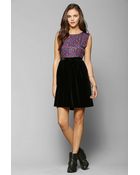 Urban Outfitters Urban Renewal Velvet Bow Dress - Lyst