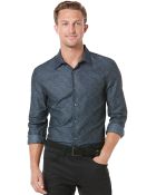 Perry Ellis Big And Tall Printed Jacquard Shirt - Lyst