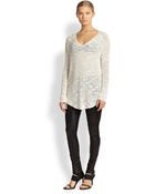 Helmut Lang Slub Silk Knit Sweater - Lyst