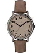 Timex® Originals Indiglo Watch with Leather Strap - Lyst