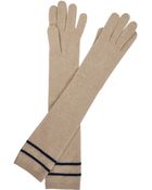 Stefanel Long Cashmere Gloves - Lyst