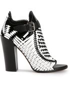 Proenza Schouler Woven Booties - Lyst