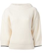 Moncler Ribbed Sweater - Lyst