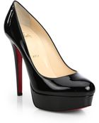 Christian Louboutin Bianca Patent Leather Platform Pump - Lyst