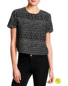 Banana Republic Factory Print Crop Top - Lyst