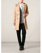 Givenchy Double Breasted Coat - Lyst