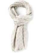 Gucci Monogram Print Scarf - Lyst