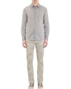 John Varvatos Chambray Shirt - Lyst