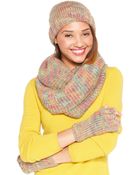 Steve Madden Woven Infinity Loop Scarf - Lyst