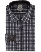 English Laundry Plaid Woven Dress Shirt - Lyst