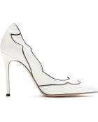 Gianvito Rossi Lucille Leather Pumps - Lyst