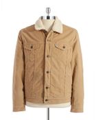 Levi's Sherpa Lined Jacket - Lyst