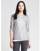 Banana Republic Metallic Pullover - Lyst